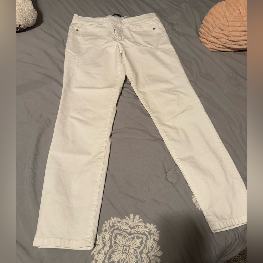 Democracy jeans.size 10. White. Worn 1 time.
